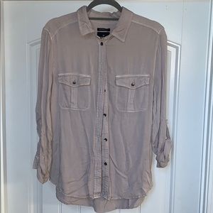 Lavender American Eagle Button Down
